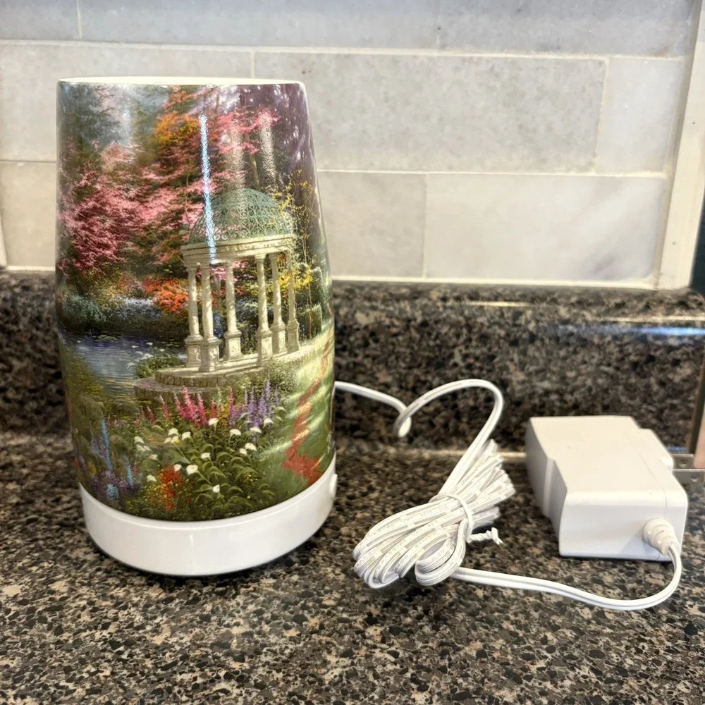 Thomas Kinkade Harmony of Life Essential Oil Diffuser Bradford Exchange Garden